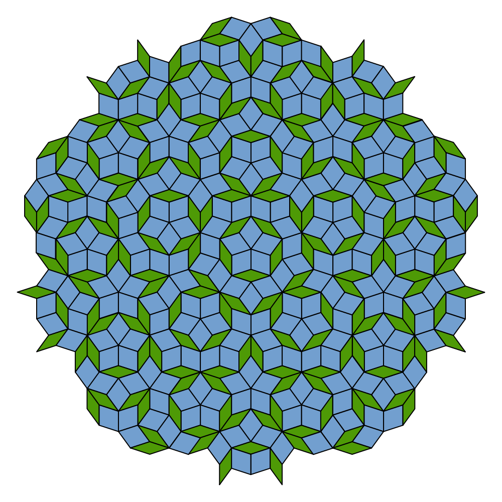 5-fold Penrose tiling