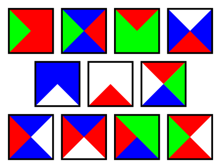 aperiodic set of Wang tiles