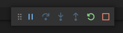 Pause button and other debugged execution controls