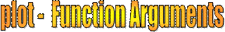 plot -  Function Arguments