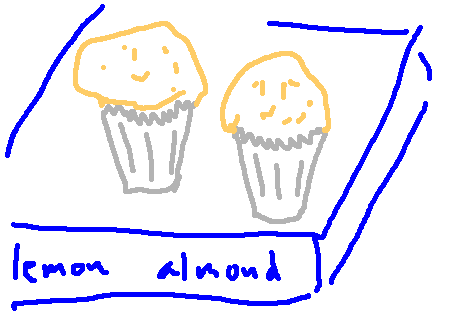 two muffins