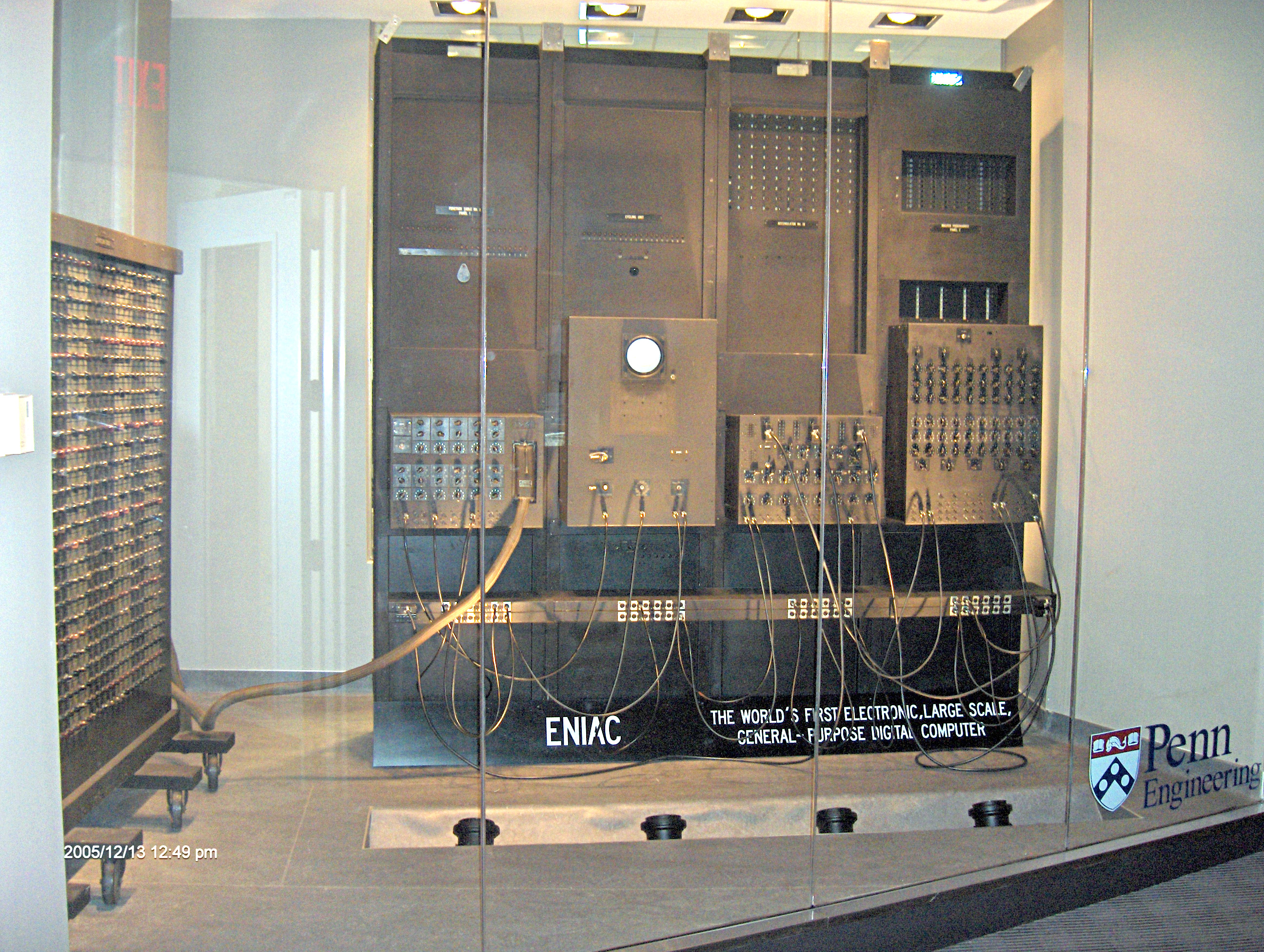 Bulky ancient computer hardware