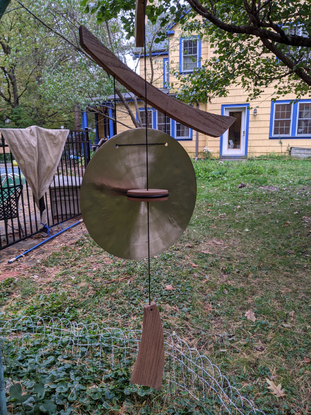 oddly shaped wind chime