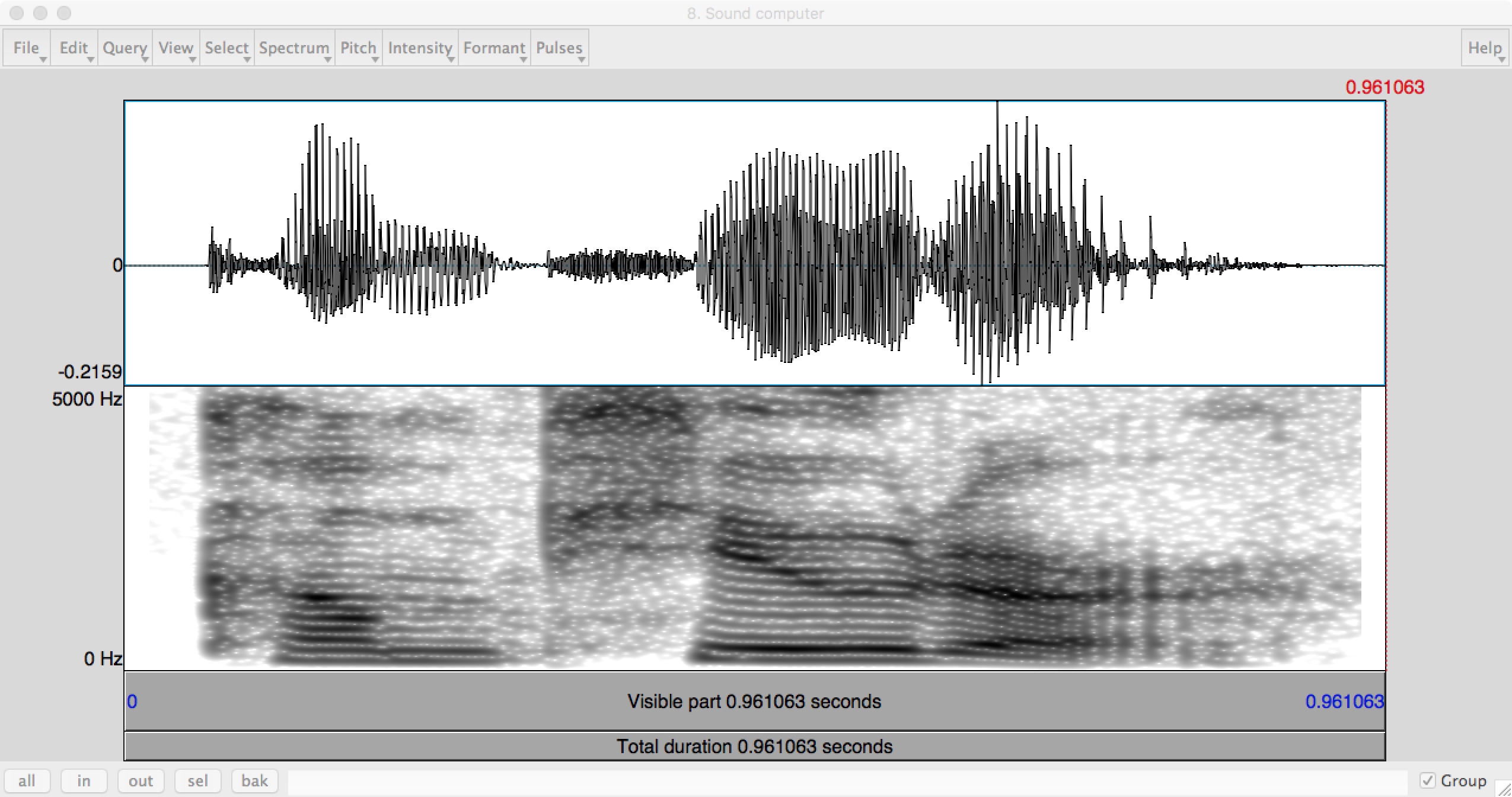 speech spectrogram