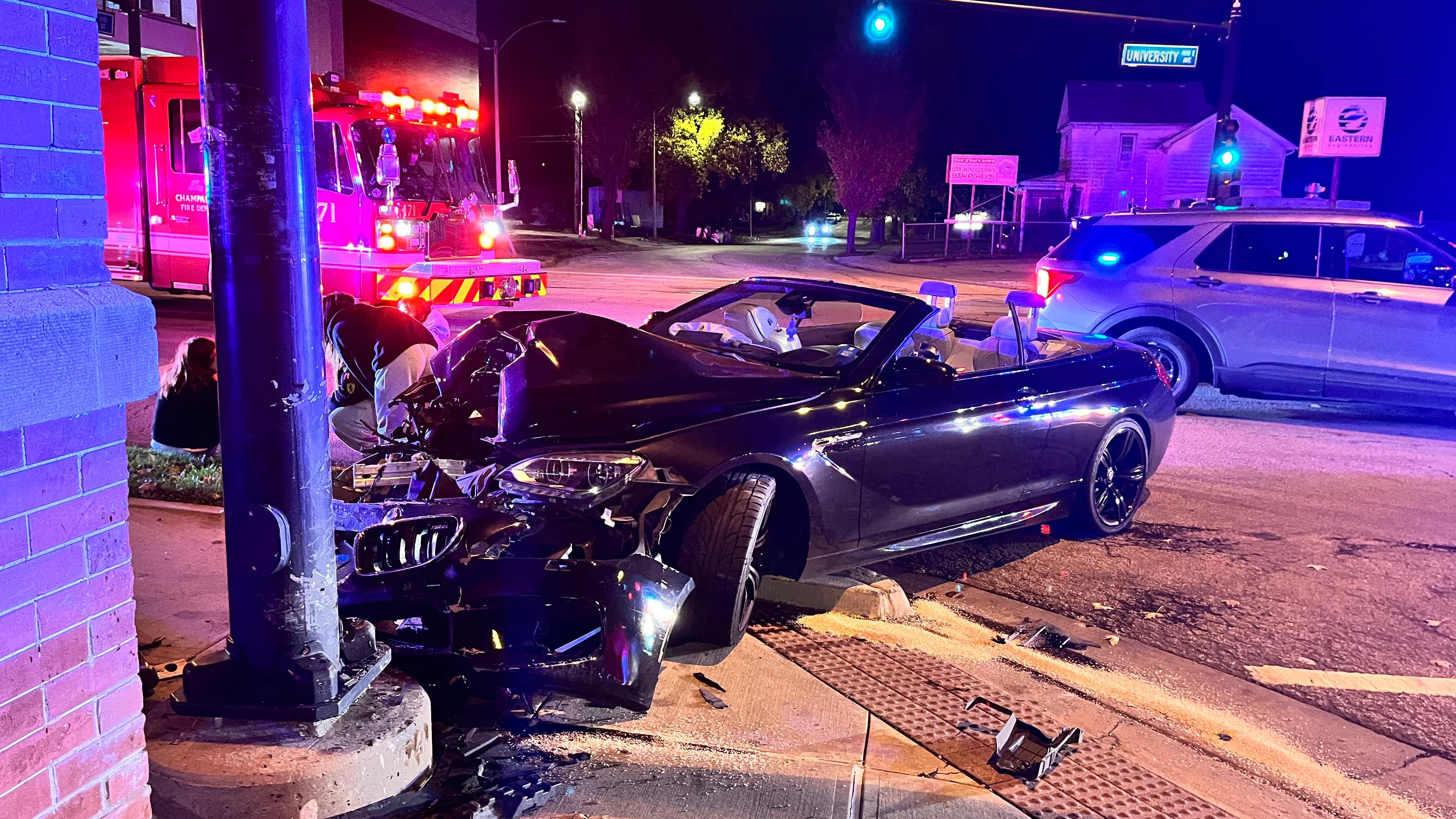 smashed car