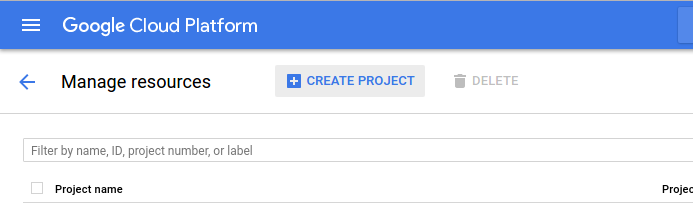 Create Project