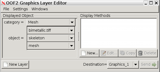 Graphics layer editor