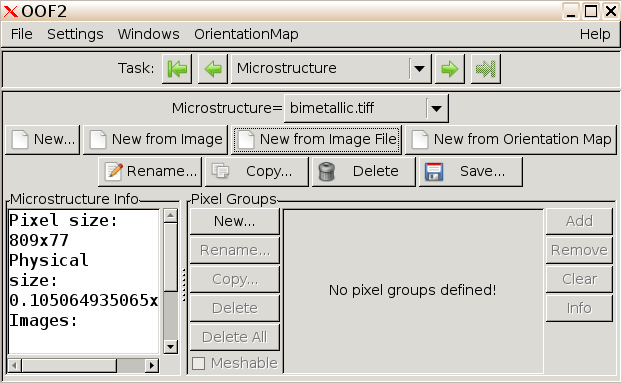 Uploaded microstructure