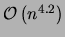 ${\mathcal{O}}\left(n^{4.2}\right)$