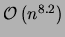 ${\mathcal{O}}\left(n^{8.2}\right)$